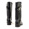 Milwaukee Leather MBL9423 Women's Black Studded Boots with Studded Outsole