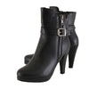 Milwaukee Leather MBL9430 Women's Black Boots with Side Zipper Entry