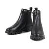 Milwaukee Leather MBL9457 Women's Black Leather Ankle Booties with Rivets