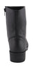 Milwaukee Leather MBL9480 Women's Black 'Super Clean' Motorcycle Riding Boots with Side Zipper Entry