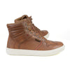 Milwaukee Leather MBM9154 Men's Cognac Leather High-Top Reinforced Street Riding Waterproof Shoes with Ankle Support