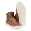 Milwaukee Leather MBM9154 Men's Cognac Leather High-Top Reinforced Street Riding Waterproof Shoes with Ankle Support