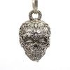 Milwaukee Leather MLB9028 'Sugar Skull' Motorcycle Good Luck Bell | Key Chain Accessory for Bikers