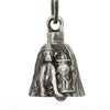 Milwaukee Leather MLB9046 'Fire Dog' Motorcycle Good Luck Bell | Key Chain Accessory for Bikers