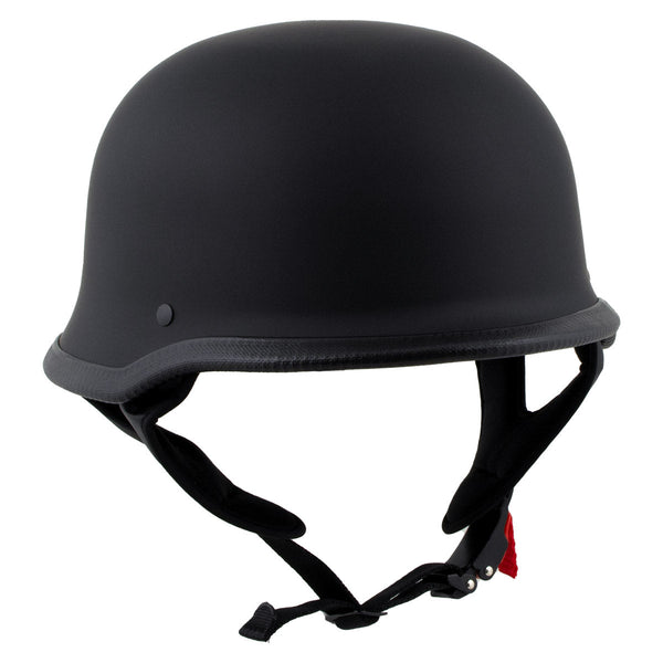 Milwaukee Helmets MPH9740DOT Dot Approved German Style 'Motorrad' Matte ...