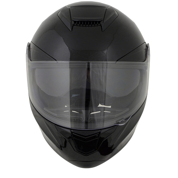 Full Face Gloss Black MPH9836DOT 'Sweeper' Advanced Motorcycle Helmet ...