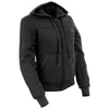 Nexgen Heat MPL2713SET12v Women's Black 'Heated' Zipper Front Hoodie (Battery Pack Included)