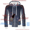 Milwaukee Leather MPM1788 Men's Silver CE Approved Armored Riding Hoodie with Aramid by DuPont Fibers