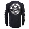 Milwaukee Leather MPMH117003 Men's '2nd Amendment America's Original Homeland Security' Long Sleeve Black T-Shirt - Large