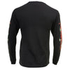 Milwaukee Leather MPMH117005 Men’s ‘Electric Skull’ Long Sleeve Black T-Shirt - 2X-Large