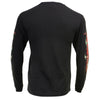 Milwaukee Leather MPMH117005 Men’s ‘Electric Skull’ Long Sleeve Black T-Shirt - 3X-Large