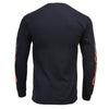 Milwaukee Leather MPMH117007 Men’s ‘Fire Bobber’ Long Sleeve Black T-Shirt - X-Large