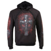 Milwaukee Leather MPMH118000 Men’s ‘Celtic Cross Pocket’ Black Hoodie - Medium