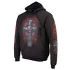 Milwaukee Leather MPMH118000 Men’s ‘Celtic Cross Pocket’ Black Hoodie - 2X-Large