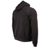 Milwaukee Leather MPMH118001 Men’s ‘Head Butt Skulls’ Black Hoodie with Zipper Closure - Large