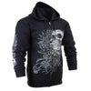 Milwaukee Leather MPMH118004 Men’s ‘Sweet Demise’ Black Hoodie with Zipper Closure