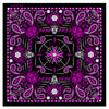 Hot Leathers BAB1071 Ladies Pink Paisley Skulls Bandana