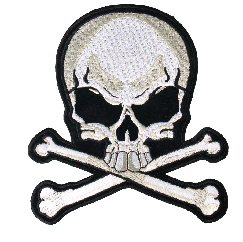 PATCH SKULL & BONES-PPA1162 : 3W 3H - HighwayLeather