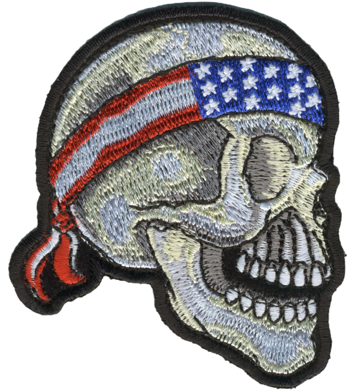 PATCH PROFILE SKULL-PPA1362 : 3" - HighwayLeather