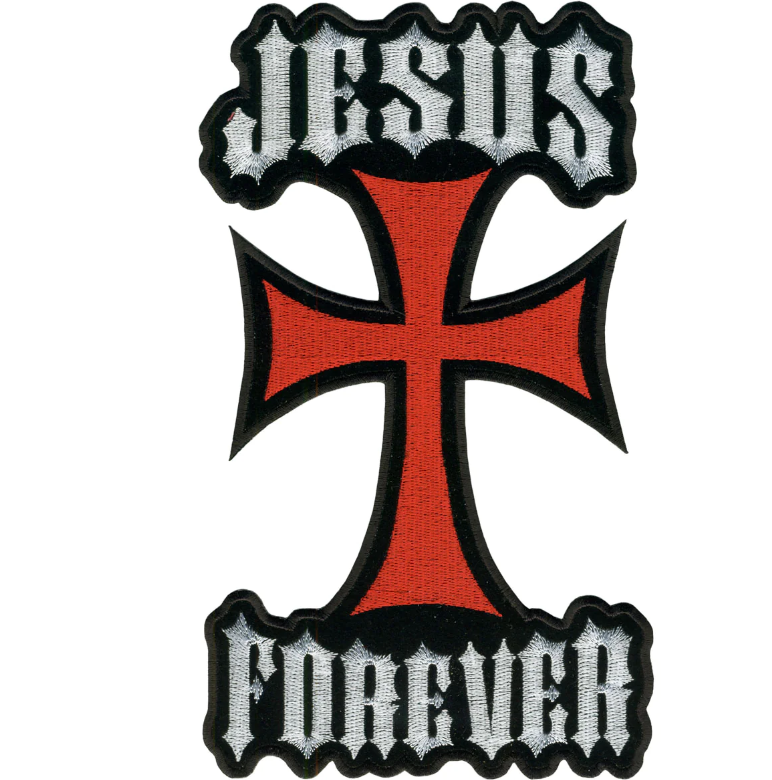 PATCH JESUS FOREVER 6"-PPA1706 : 6W 11H - HighwayLeather