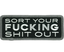 PATCH SORT YOUR SHIT-PPW1004 : 4"X2" - HighwayLeather