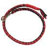 Hot Leathers MWH1102 â€˜Get Backâ€™ Genuine Red and Black Leather Whip