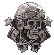 PIN AVIATOR SKULL-PNA1300 - HighwayLeather