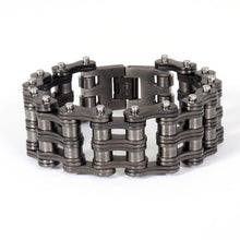 Hot Leathers JWB4111 Triple Wide Gun Metal Bracelet