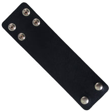 Hot Leathers WBA1011 Black Leather Wristband