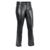 Milwaukee Leather LKL6790 Women's Classic 5 Pocket Black Casual Motorcycle Leather Pants