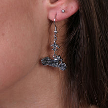 Hot Leathers JWE1105 Womens Motorcycle Fleur De Lis Earrings