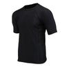 X-Fitness XFM7001 Men's Black Short Sleeve Compression Rash Guard Athletic Shirt- MMA, BJJ, Wrestling, Cross Training