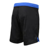 X-Fitness XFM7004 Men's Black and Blue MMA Fight Shorts - BJJ, No Gi, Grappling, Jiu Jitsu Combat