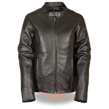 Ladies Classic Side Lace M/C Jacket - HighwayLeather