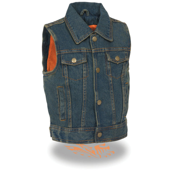 Kids Denim Vest