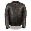 Men's Sporty Scooter Crossover Jacket - HighwayLeather