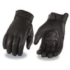 Men's Leather Gloves with Gel Palm, Cool Tec Technology - Touch Screen Fingers - HighwayLeather