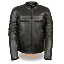 Men's Sporty Scooter Crossover Jacket - HighwayLeather