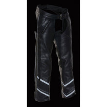 Men's Vented Chap w/ Reflective Piping - HighwayLeather