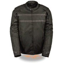 Men's Vented Textile Jacket w/ High Visibility Reflective - HighwayLeather