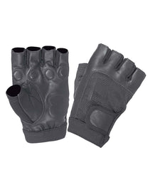 Men's Fingerless Leather Gloves